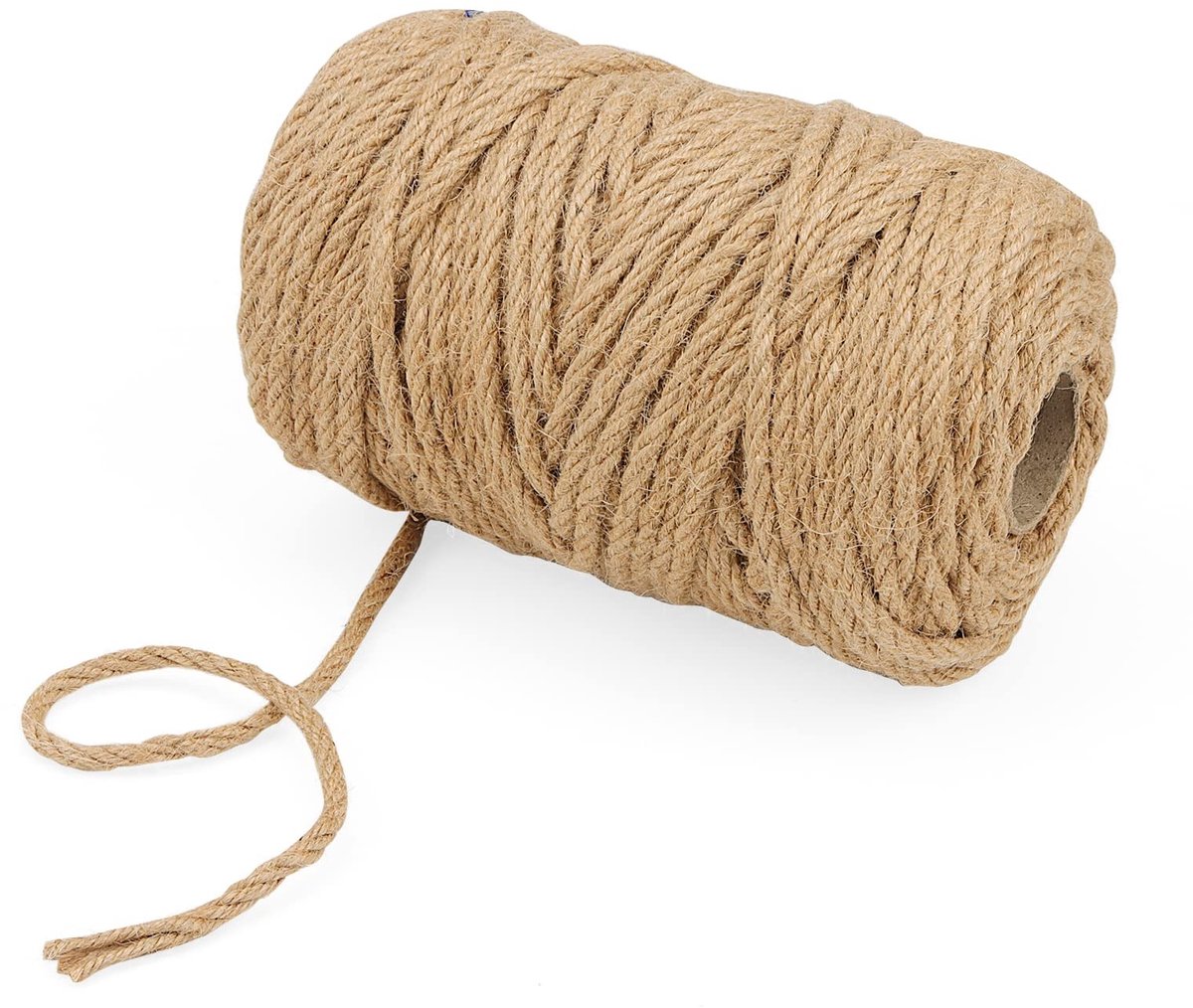 Omgoods - 80m x 6mm Jute Touw voor Diverse Toepassingen