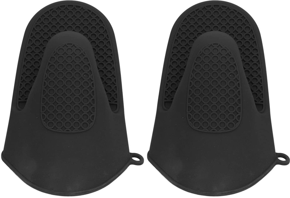 Omgoods- Ovenhandschoenen Hittebestendig - Ovenwanten 2 Stuks - Antislip - Siliconen - Warmte-isolatie - Duurzaam Materiaal - Kookhandschoenen