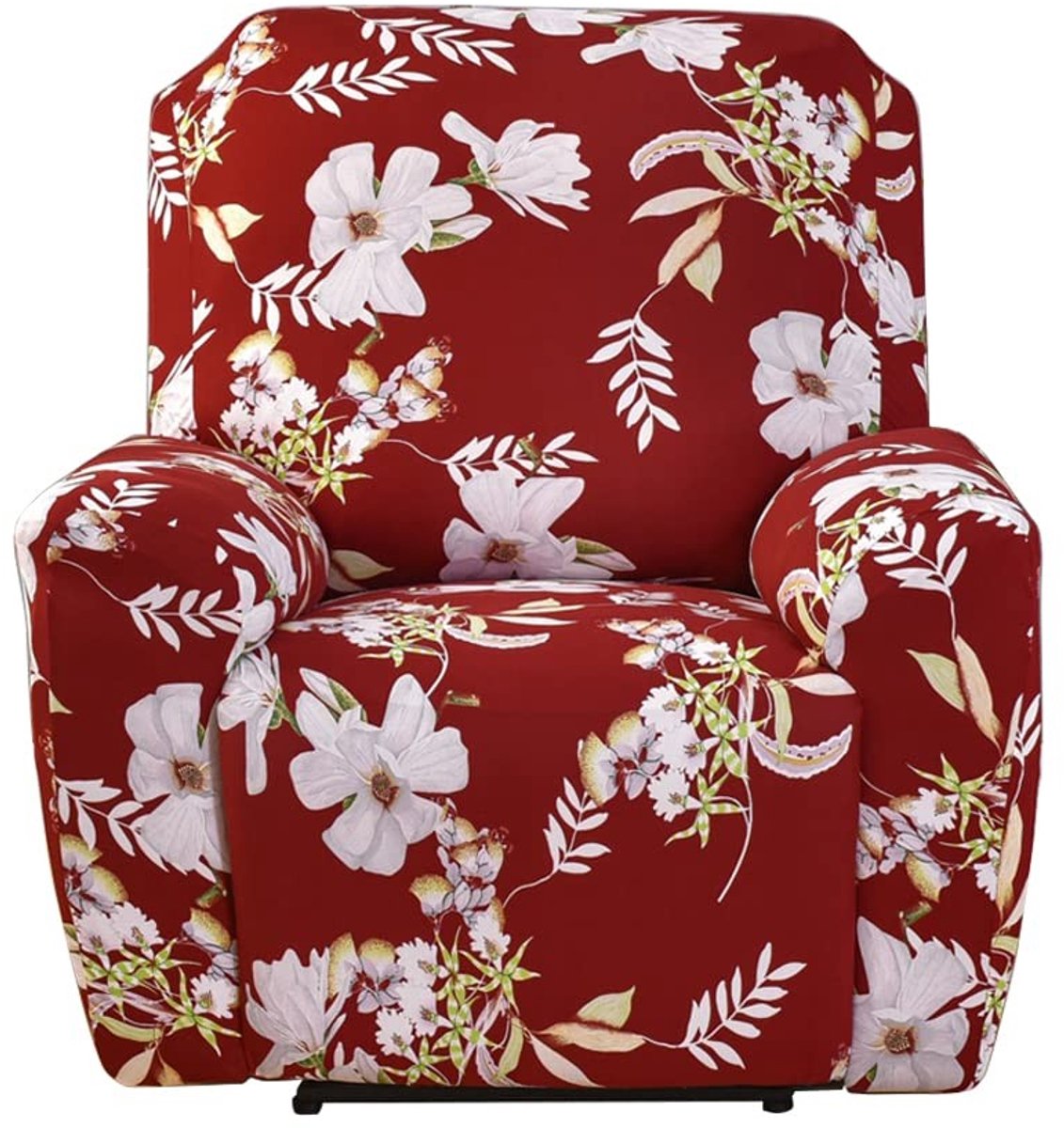 Omgoods - Set van 4 Recliner Covers in Rood voor Comfortabele Bescherming
