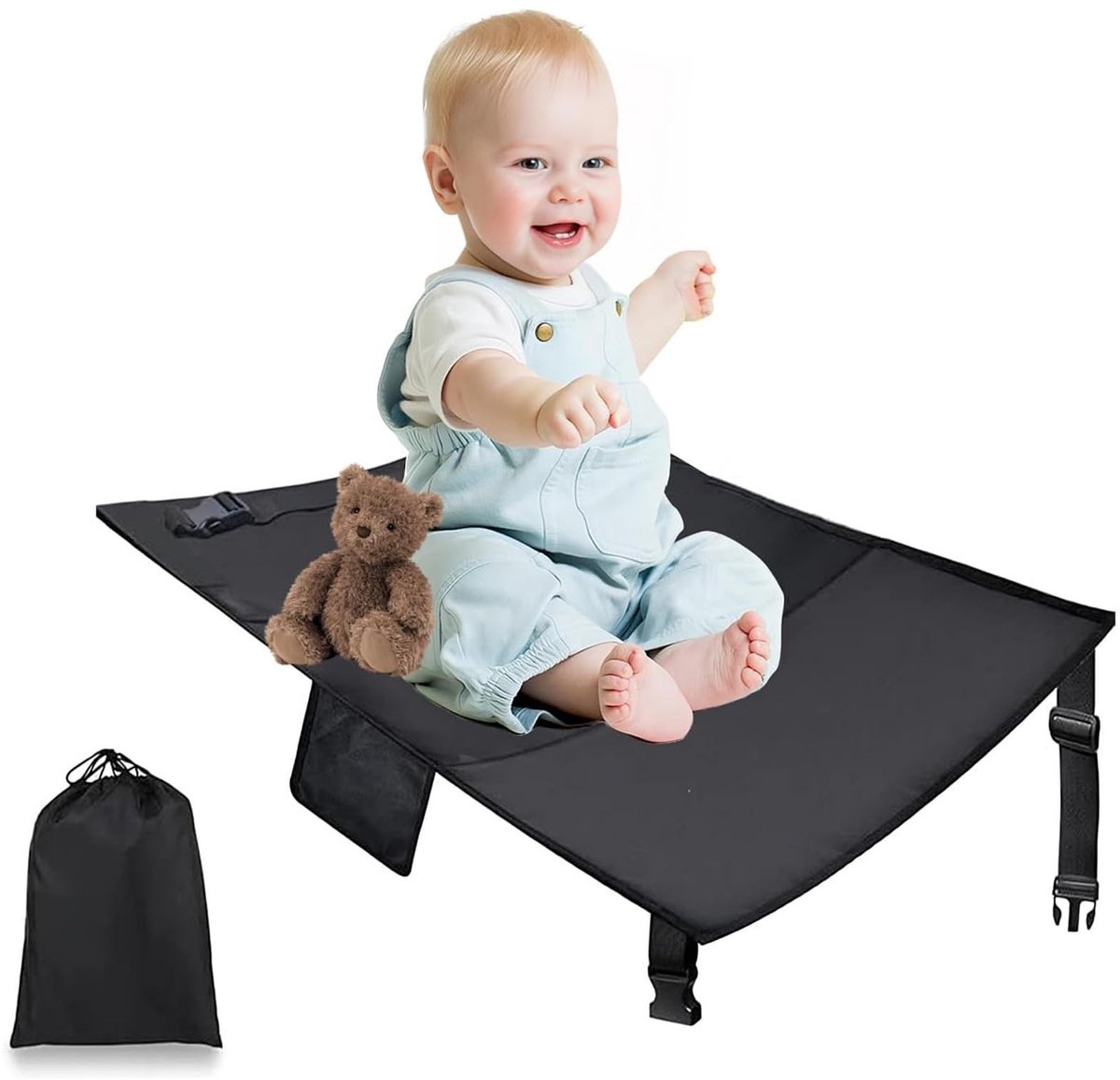 Omgoods - Verlenging voor Kinderen - Reis Voetsteun voor Vliegtuig - 79 x 44 cm