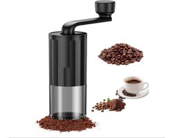 Draagbare koffiebonenmaler – 1 stuk handmatige koffiemolen – externe instelbare handmatige koffiemolen – geschikt voor Aeropress, pour-over en moka-koffiepot.