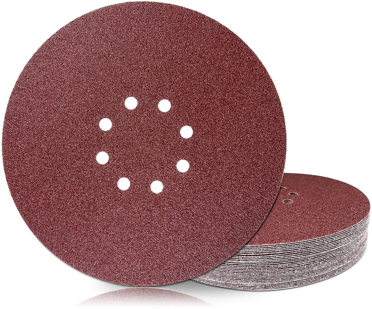 Omgoods - 30 Stuks Schuurpapier met Klittenband 225mm 60 Grit