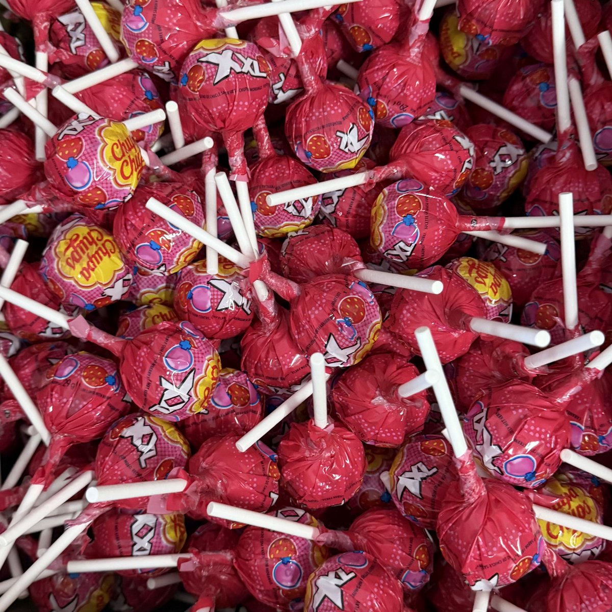 Chupa Chup lolly - 20 stuks aardbei - Verschillende smaken - Aardbei - Cola - Appel - Kers - Yoghurt - lollies