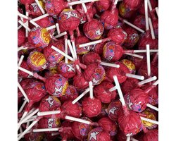 Chupa Chup lolly - 20 stuks aardbei - Verschillende smaken - Aardbei - Cola - Appel - Kers - Yoghurt - lollies