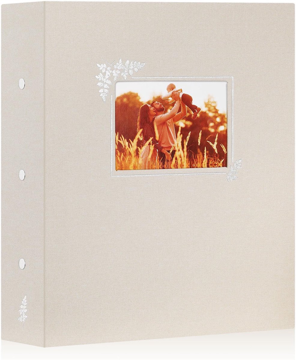 Omgoods - Fotoalbum voor 1000 Foto's met Linnen Cover