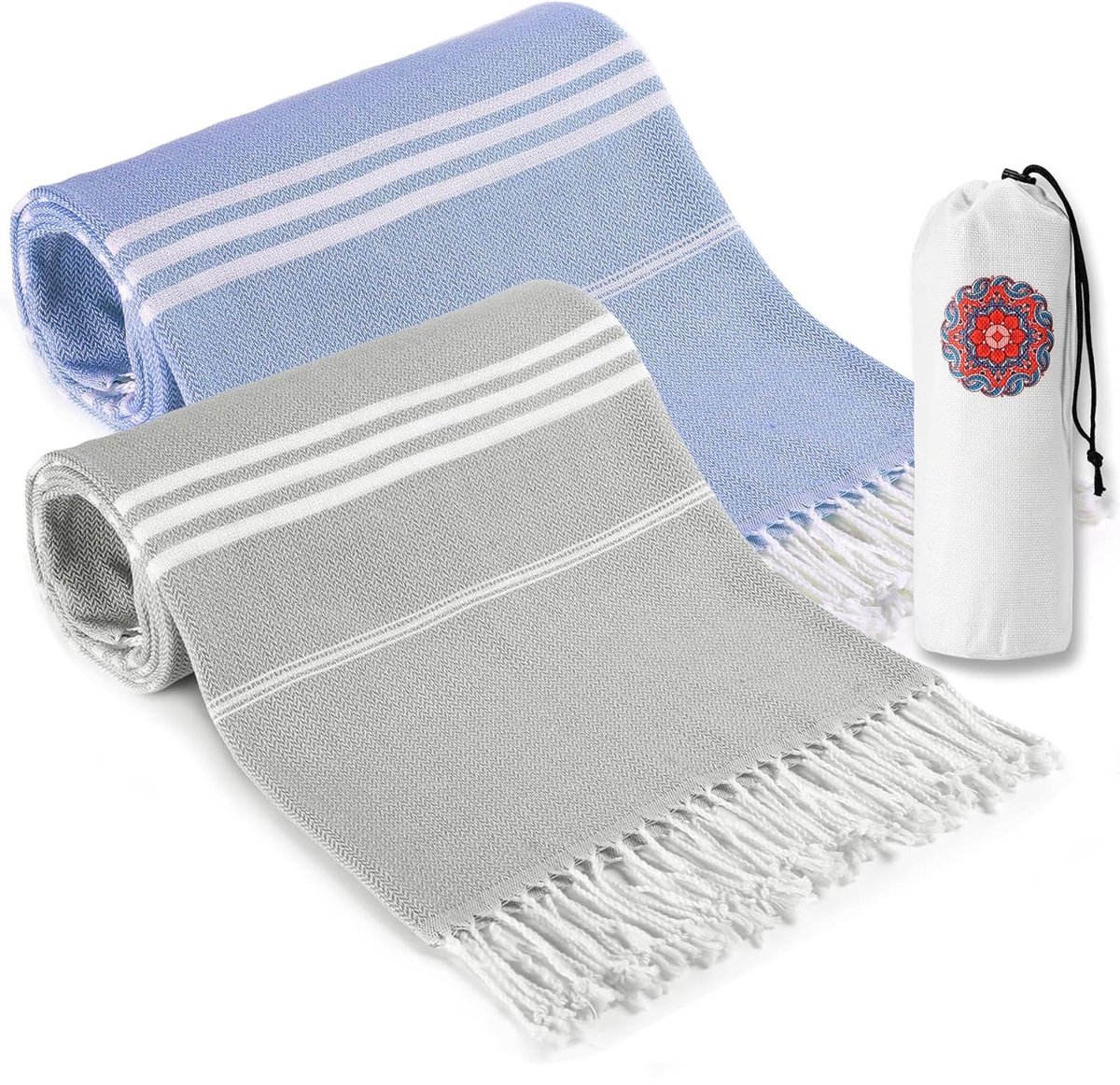Omgoods - Eco-vriendelijk Hammam Badhanddoek XXL voor Strand en Bad