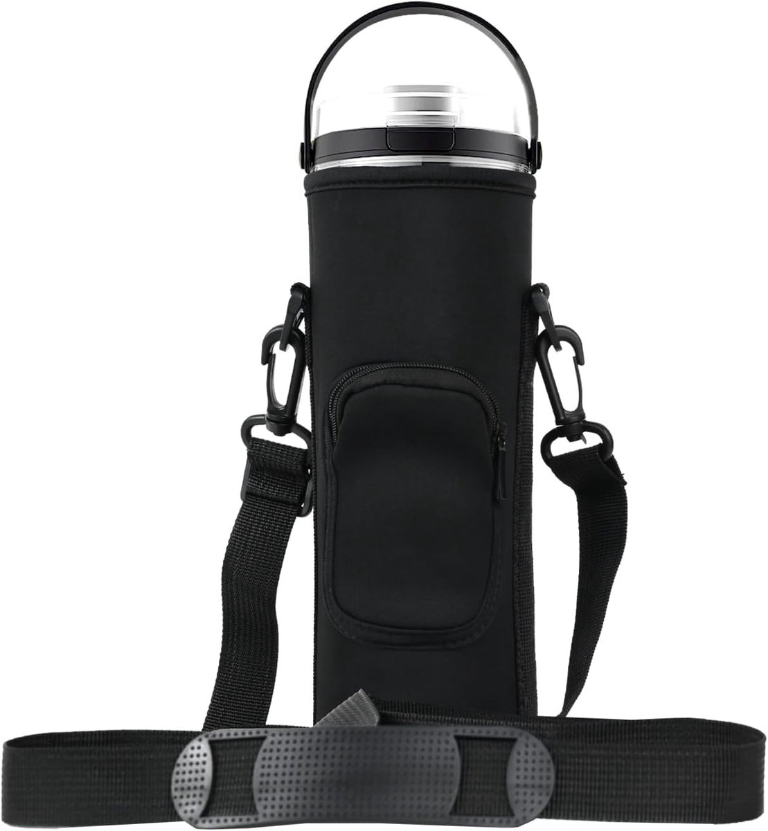 SnelShoppen - Draagtas voor Portable Blender met Schouderband - Perfecte Pasvorm voor 18oz Blender - Zwart - Ideaal voor Reizen, Sport en Buitenactivi