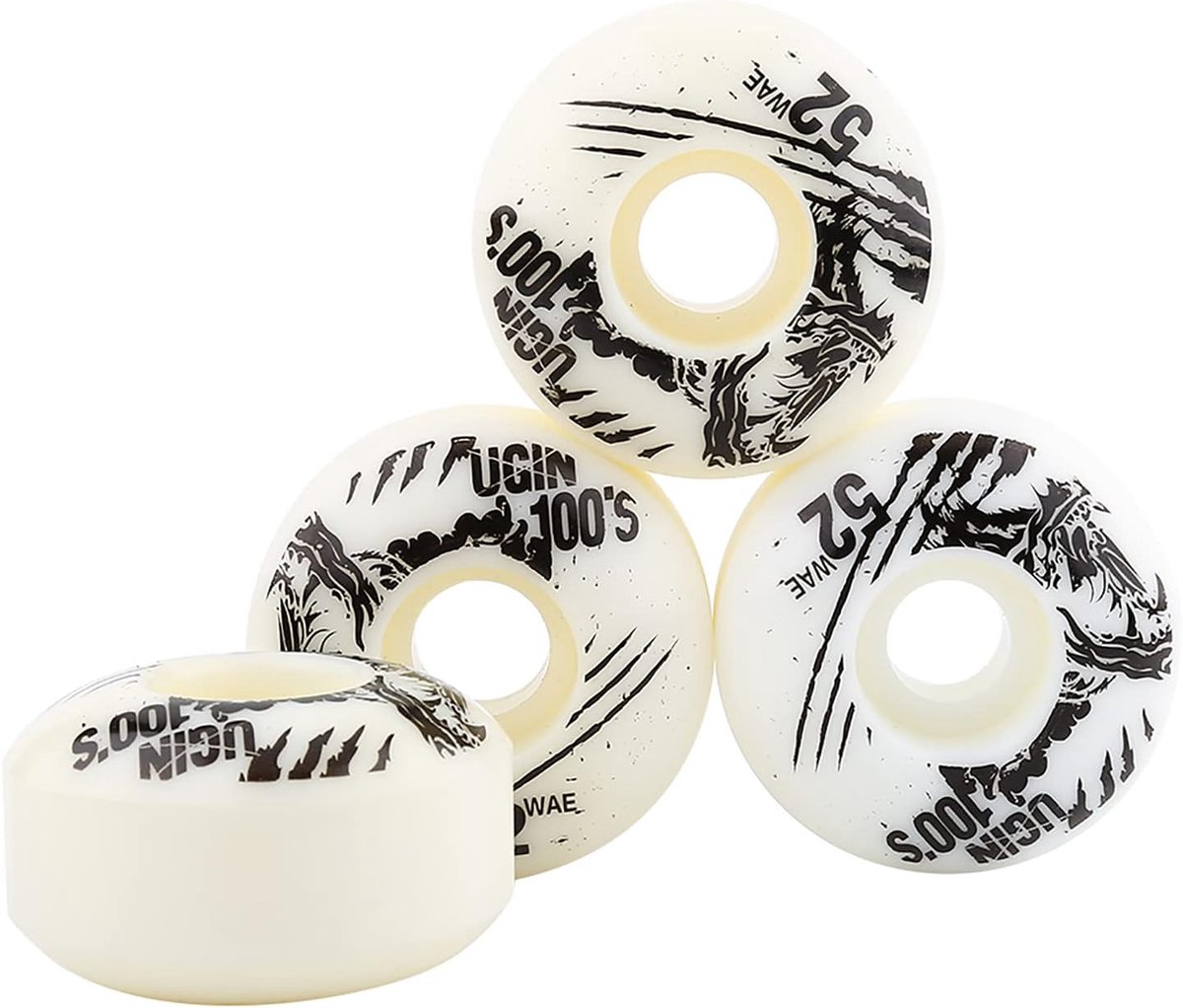 Skateboardwielen 52 mm x 30 mm 4-delige PU-longboard-skateboardwielen met meerdere kleuren ShopVlot