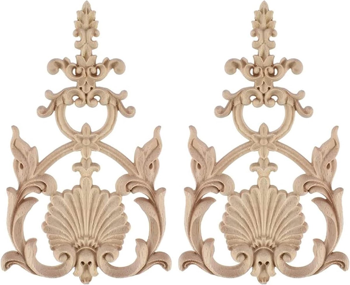 Decoratieve lijsten van hout - ongeverfd - handgemaakt - perfect voor DIY projecten - ShopVlot