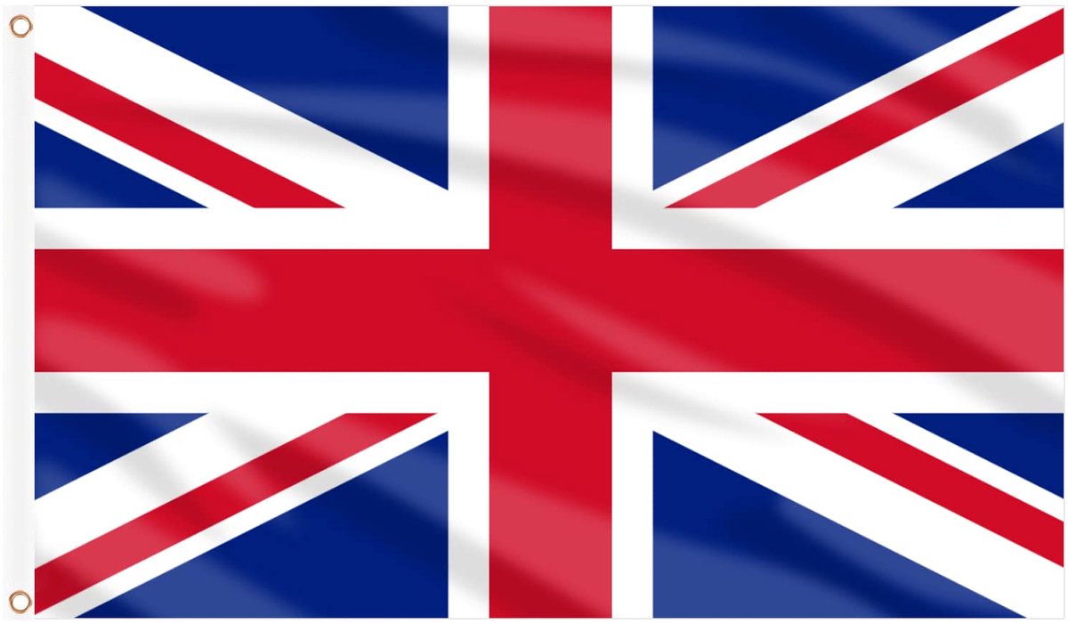 Union Jack Vlag 150 x 3 ft voor VJ-Day 80e Verjaardag - 2 Stuks