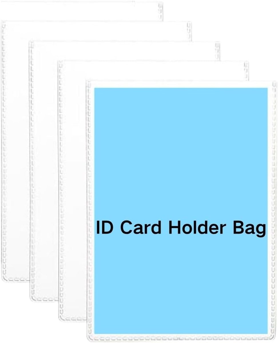 4 stuks ID-kaarthoezen, A7, 78 x 110 mm, transparante kaarthoezen, creditcardhoes voor scholierenkaart, rijbewijs, EC creditcard, robuuste kunststof beschermhoezen, transparant, 1, Hedendaags