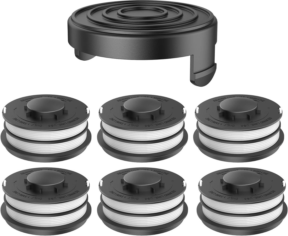 draadspoel, 3405685 reservespoel, voor Einhell GC-ET 4530 set (6 draadspoel + 1 trimmerafdekking)