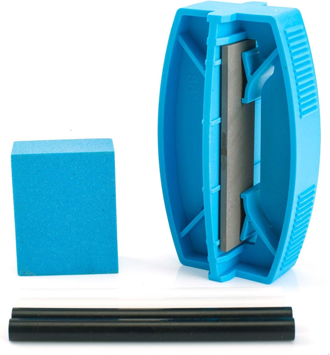 Complete Ski Snowboard Zijrand Tuner Care Kit Zijskishoek Tool+Gummi steen+PTEX Base Reparatie