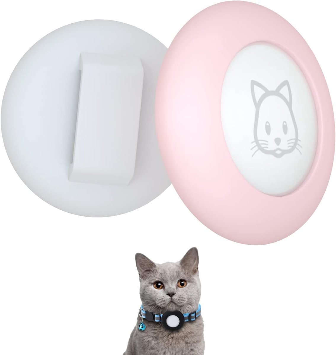 Air-tag Kattenhalsband Houder, siliconen beschermhoes voor Air-tag