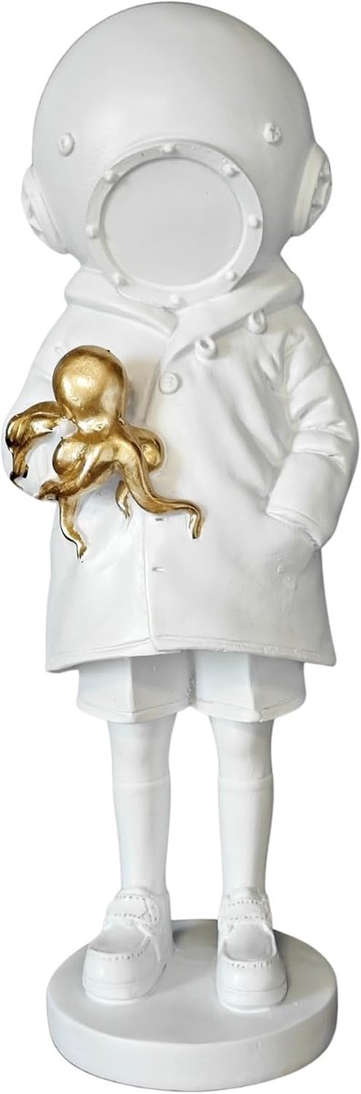 Figurine Deep Sea Dive 22 cm - Hoogwaardige hars - Kunstzinnige reproductie - Breng straatkunst in huis - ShopVlot