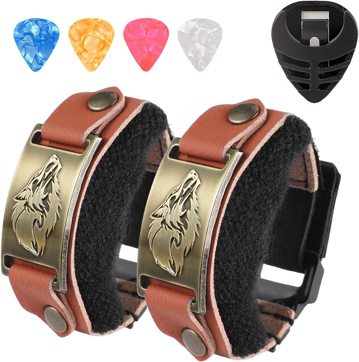 Guitar string mute damper - zacht materiaal - verstelbare geluidsdemping - ideaal voor gitaren en ukeleles - ShopVlot