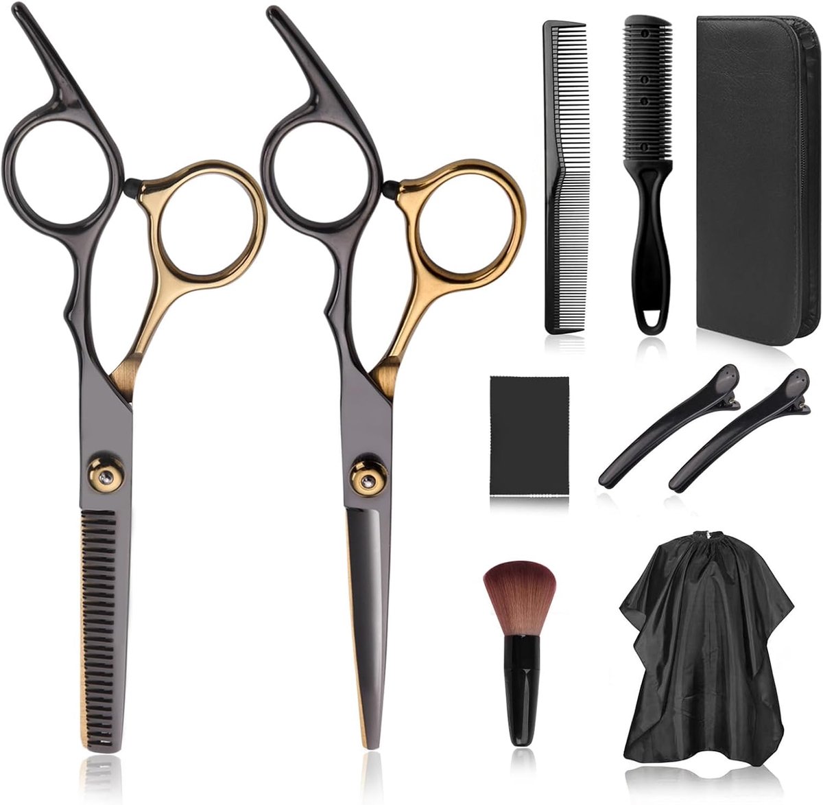 Haar knip scharen set - Professionele kwaliteit - Roestvrij staal - Perfect voor thuisgebruik - ShopVlot