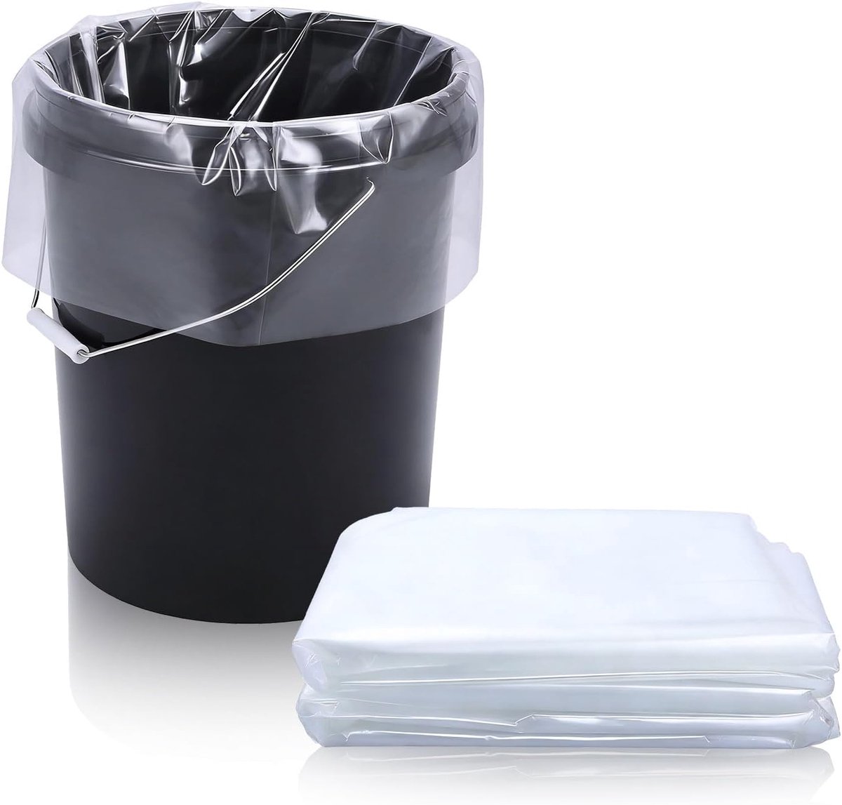 5 Gallon Emmer Liner Tassen 15-Pack - 6 Mil 19.75" x 29.5" - Heavy Duty Waterdicht - Perfect voor Marineren - ShopVlot