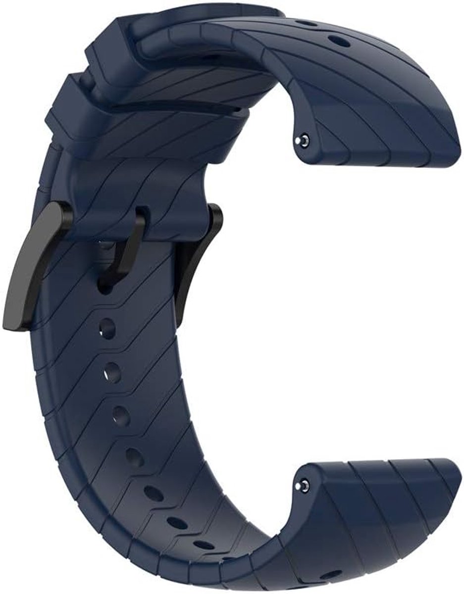 Horlogebandje 24mm - Siliconen vervangende band - Geschikt voor Suunto 7/9/9 Baro - Comfortabel en veilig - ShopVlot