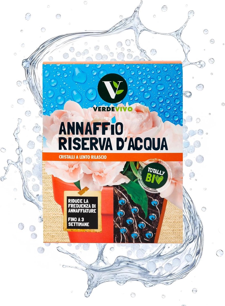 Waterreservoir voor planten - 100 g - Super absorberende kristallen - Vermindert gietfrequentie - ShopVlot