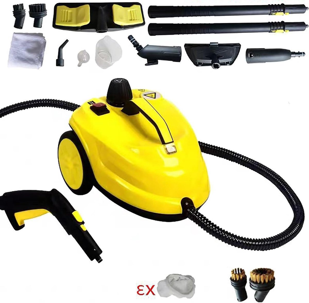 Stoomreiniger - Stoom mop - Grondig Reinigen - Hoge Druk Stoom - 2 Liter Tank - Niet gespecificeerd
