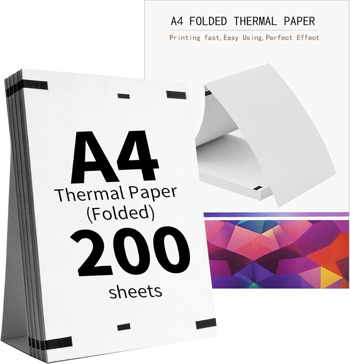 Thermisch papier A4 200 vellen - sneldrogend - BPA-vrij - ideaal voor documenten - ShopVlot
