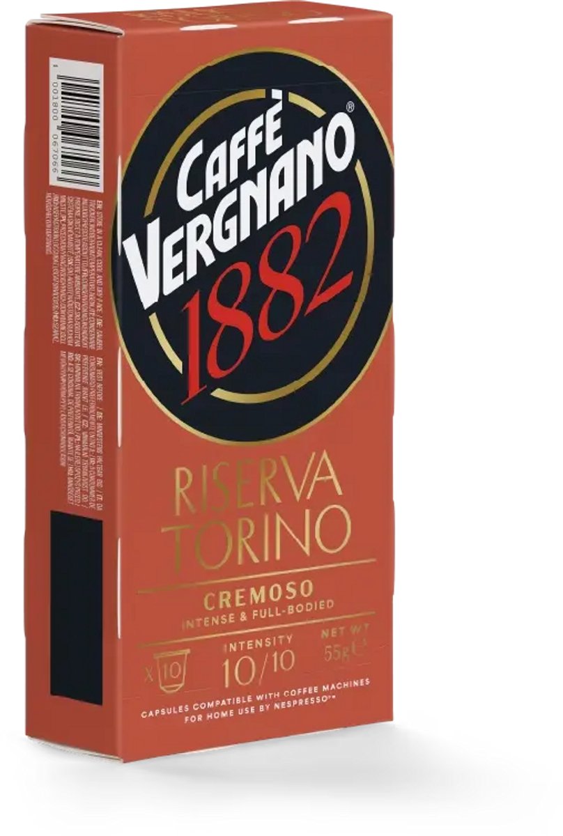 Vergnano NCC Riserva Torino Cremoso 10 capsules
