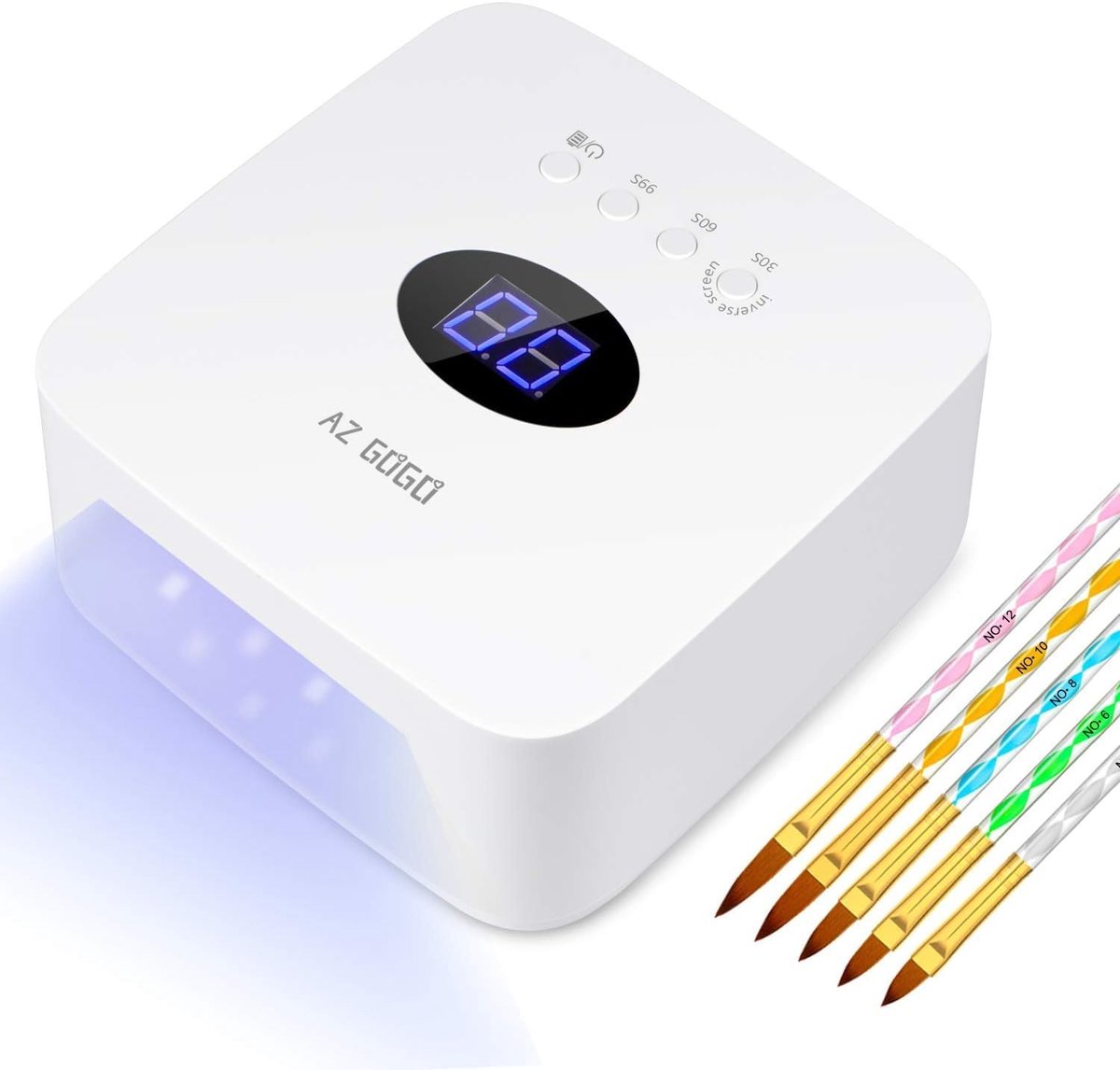 Nageldroger 72W UV-lamp - professioneel met timer - infraroodsensor - oplaadbaar en draagbaar - ShopVlot