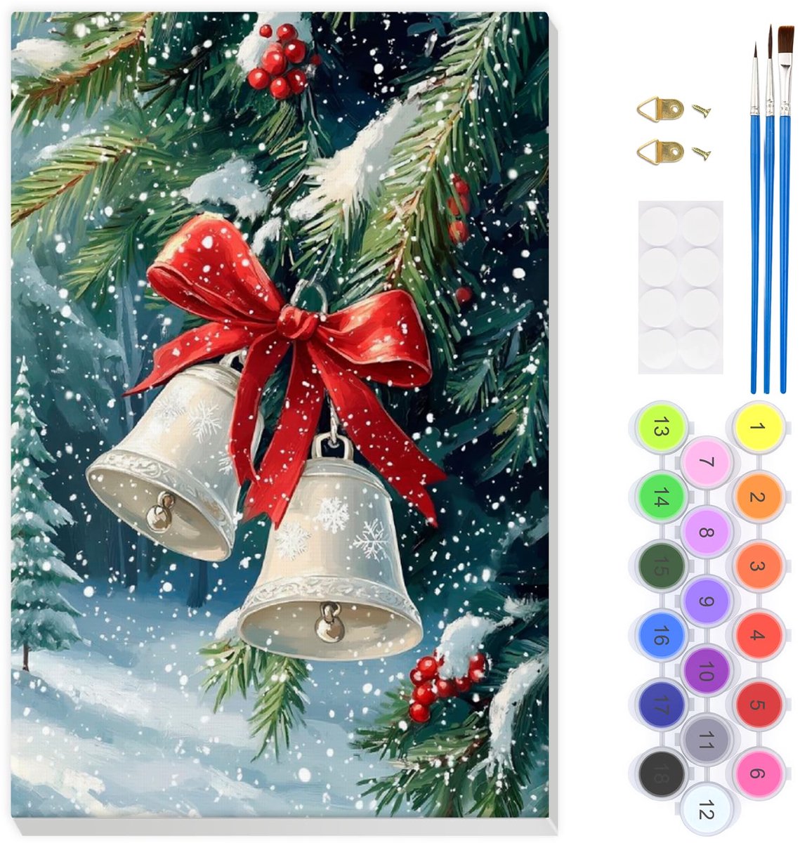 Schilderen op nummer voor volwassenen - 20 x 30 cm - met frame - perfecte huisdecoratie - ShopVlot