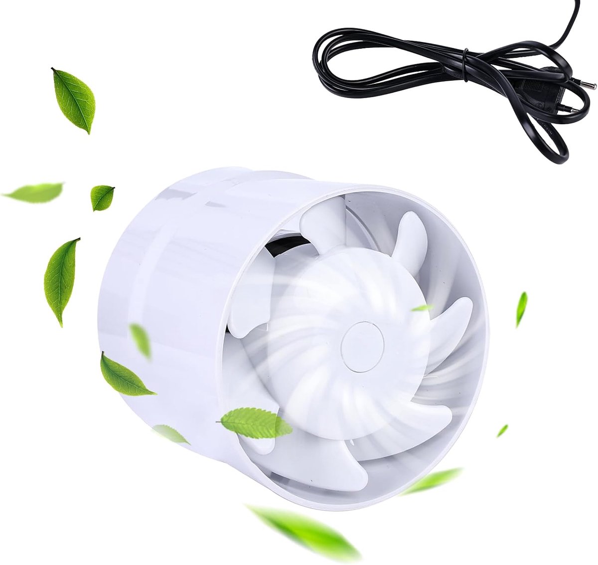 Duct tube fan 100 mm - hoge kwaliteit - stille afzuiger - ideaal voor badkamer en keuken - ShopVlot