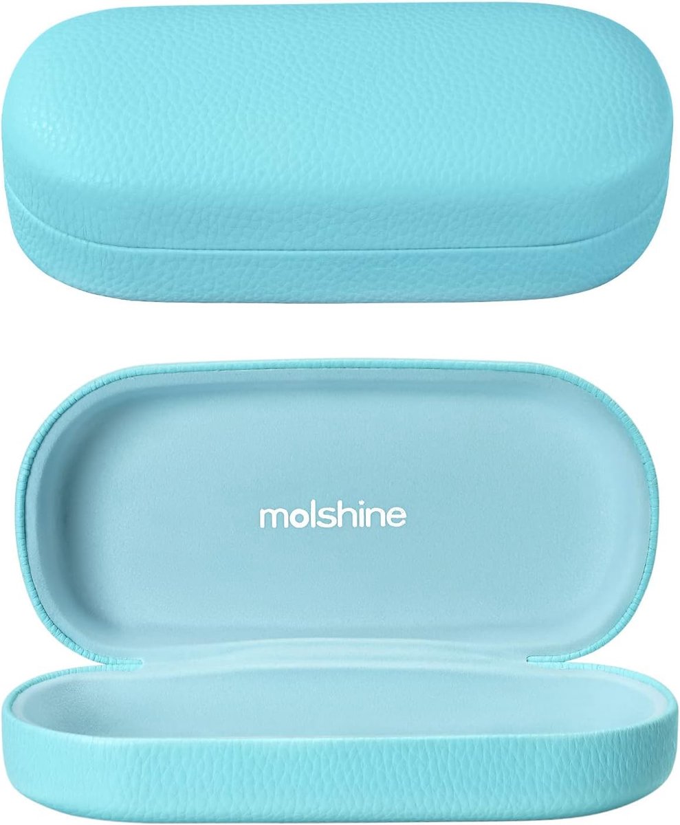 Zonnebril etui - hard shell - leer - veilig opbergen - ShopVlot