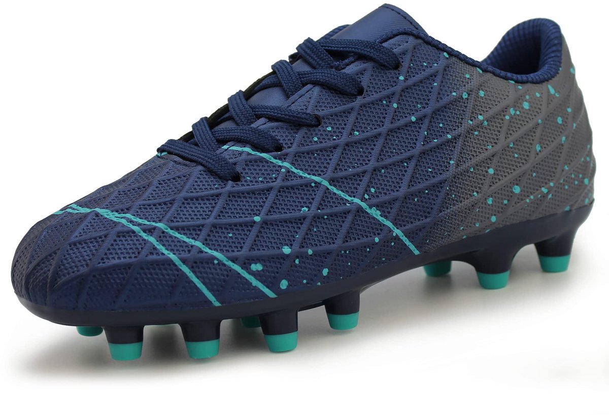Kindervoetbalschoenen 36 EU - marineblauw - stevige buitenvloer - ideaal voor training en wedstrijden - ShopVlot