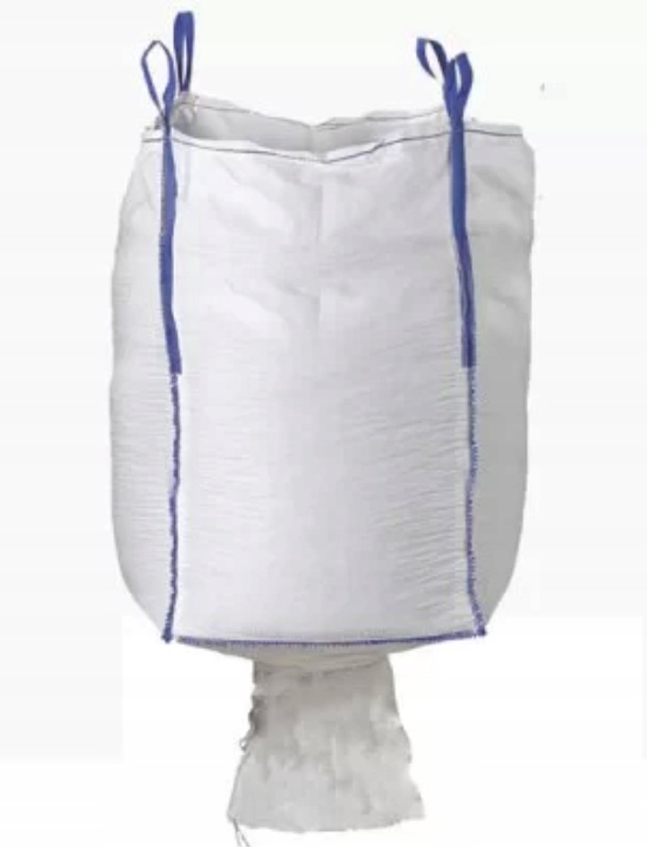 Big Bag 90x90x100cm, Open Top, Trechter Onder, 1000kg