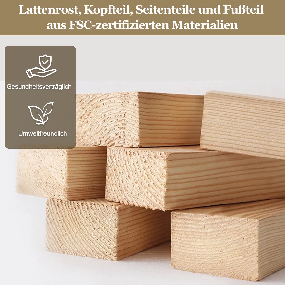 STILVORA Bed 140 x 200 cm – Kinderbed Met Gepolsterd Hoofdeinde – Wolkvormig Ontwerp Met Lattenbodem – Zonder Matras – Voor Kinderen – Beige