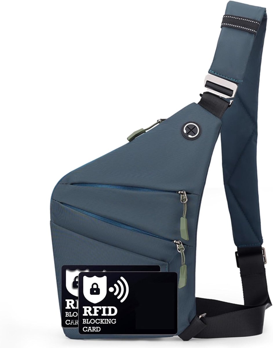 Anti-diefstal schoudertas - waterdichte crossbody tas - veilig en stijlvol - ideaal voor dagelijks gebruik - SnelShoppen