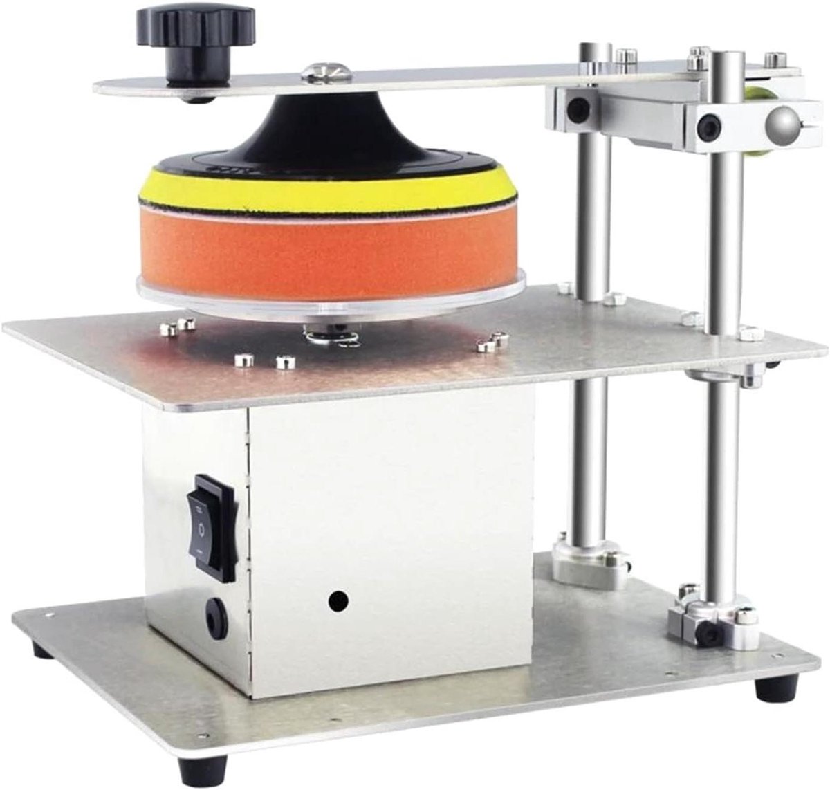 Schijven Polijstmachine - CD DVD Reparatie - Herstel Beschadigde Schijven - 99% Reparatie Snelheid - 28x18x24cm - Zilver