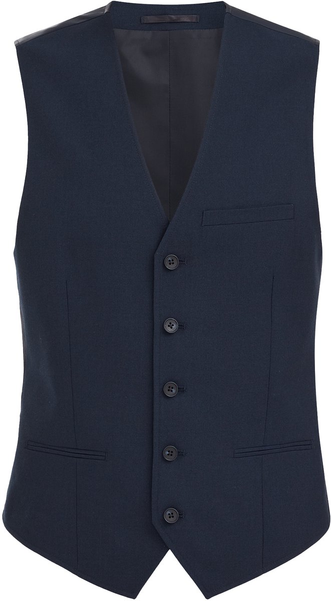 WE Fashion Heren slim fit gilet
