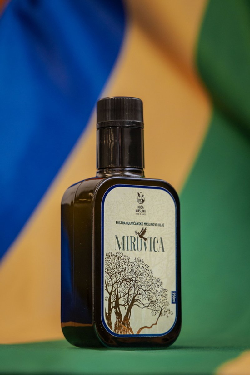 Mirovica Extra Vierge Olijfolie 500 ml – Gold Award NYIOOC 2026 – 800 Polyfenolen – Zuurgraad <0,25% – Premium Olijfolie uit Montenegro