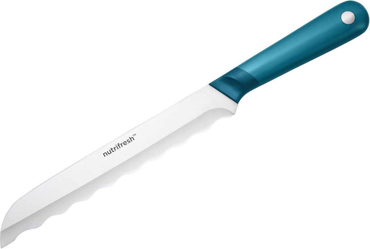 Broodmes 19cm - RVS lemmet - Ergonomisch handvat - Perfect voor vers brood - SnelShoppen