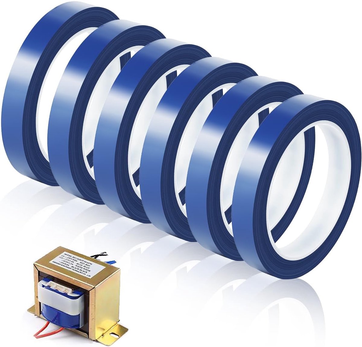 Heat transfer tape 10mm x 33m - Blauwe PET tape - Hittebestendig - Ideaal voor sublimatie en 3D-printen - ShopVlot