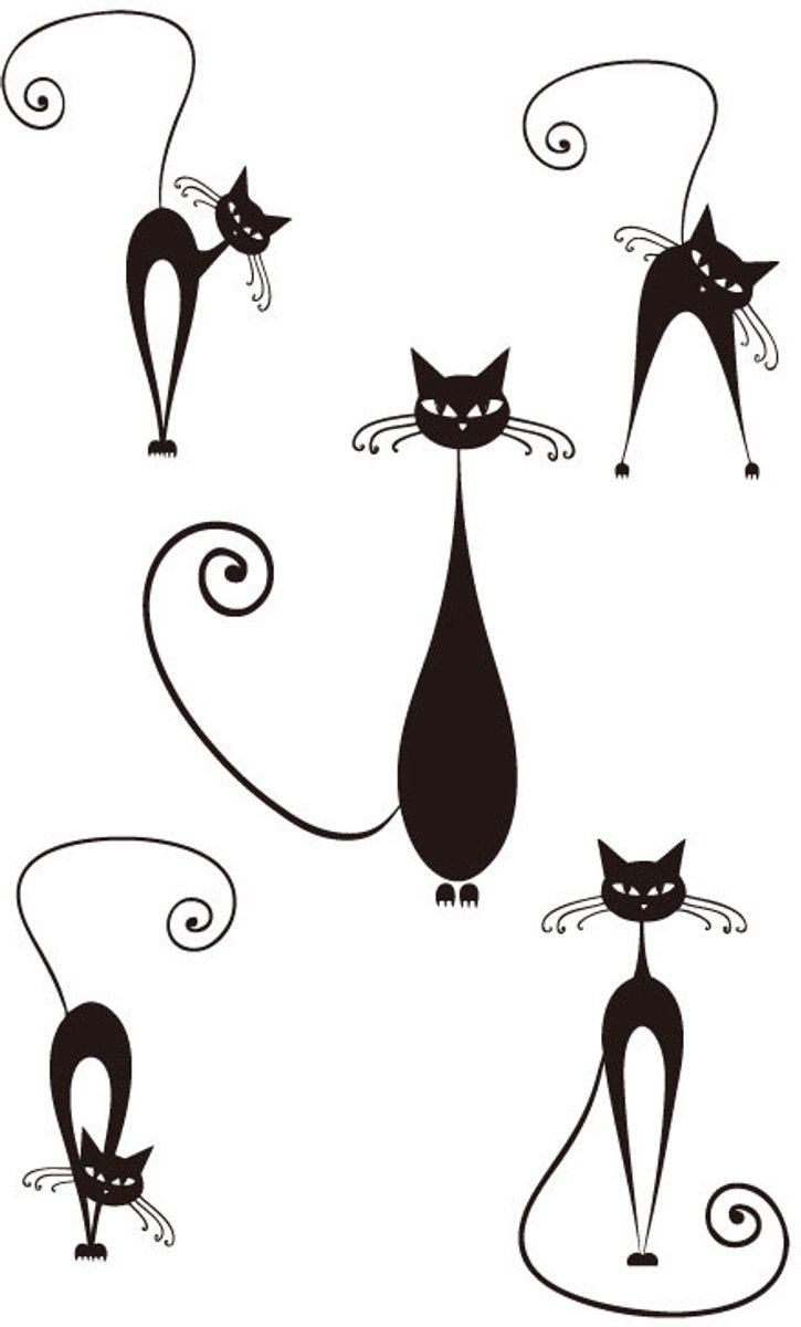 Tijdelijke tattoo Katten arm 3 dagen