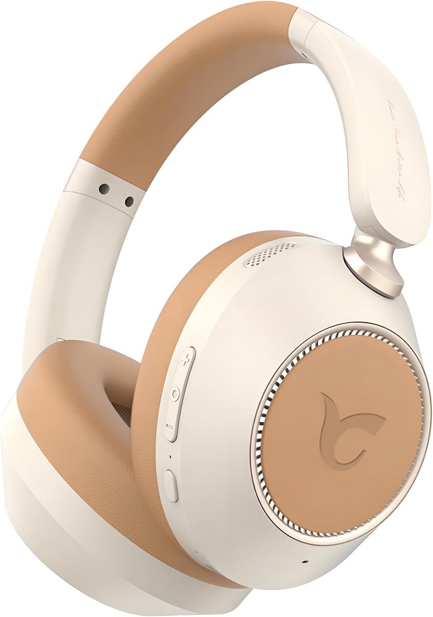 Draadloze hoofdtelefoon - Actieve ruisonderdrukking - 65 uur speeltijd - Diepe bas en lage latentie - ShopVlot