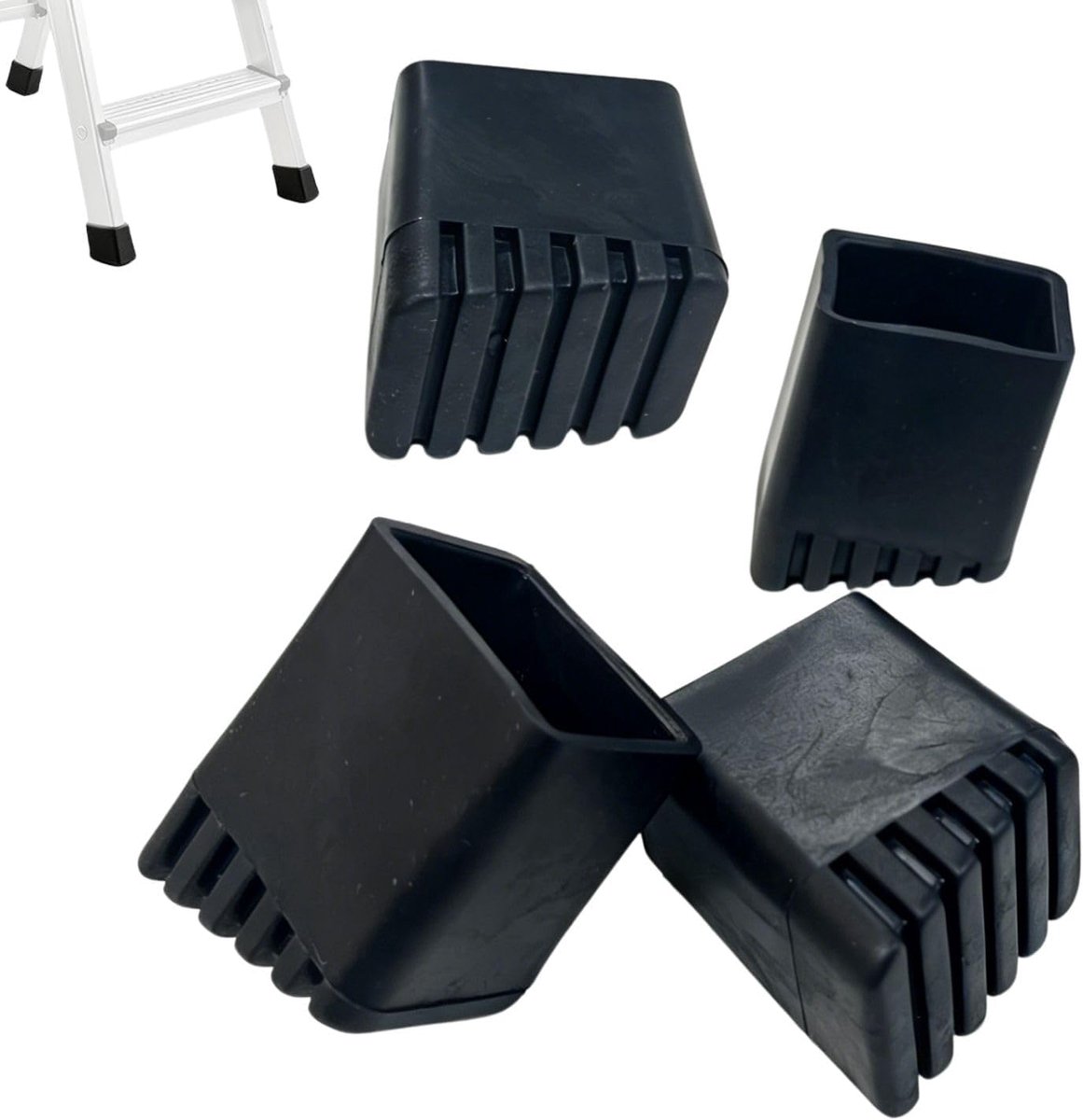 Ladder rubber voeten 20 x 30 mm - vervangingsset - hittebestendig - veilige grip - ShopVlot
