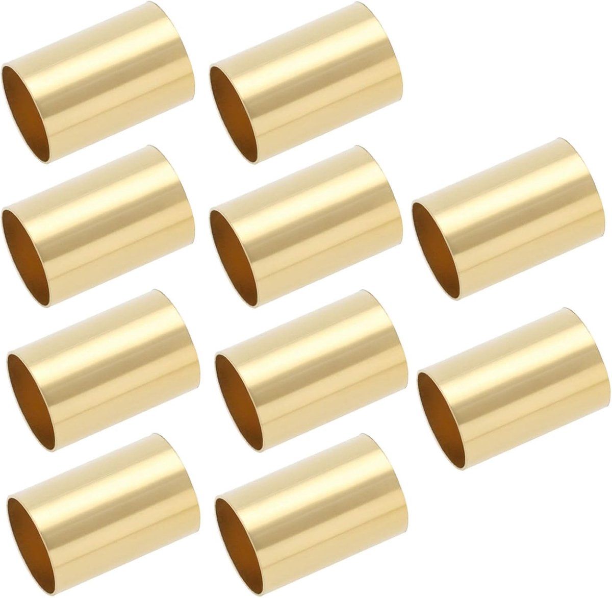 Guitar bushings 6.35mm OD - messing - voor split-shaft potentiometers - omzetten naar solide - ShopVlot