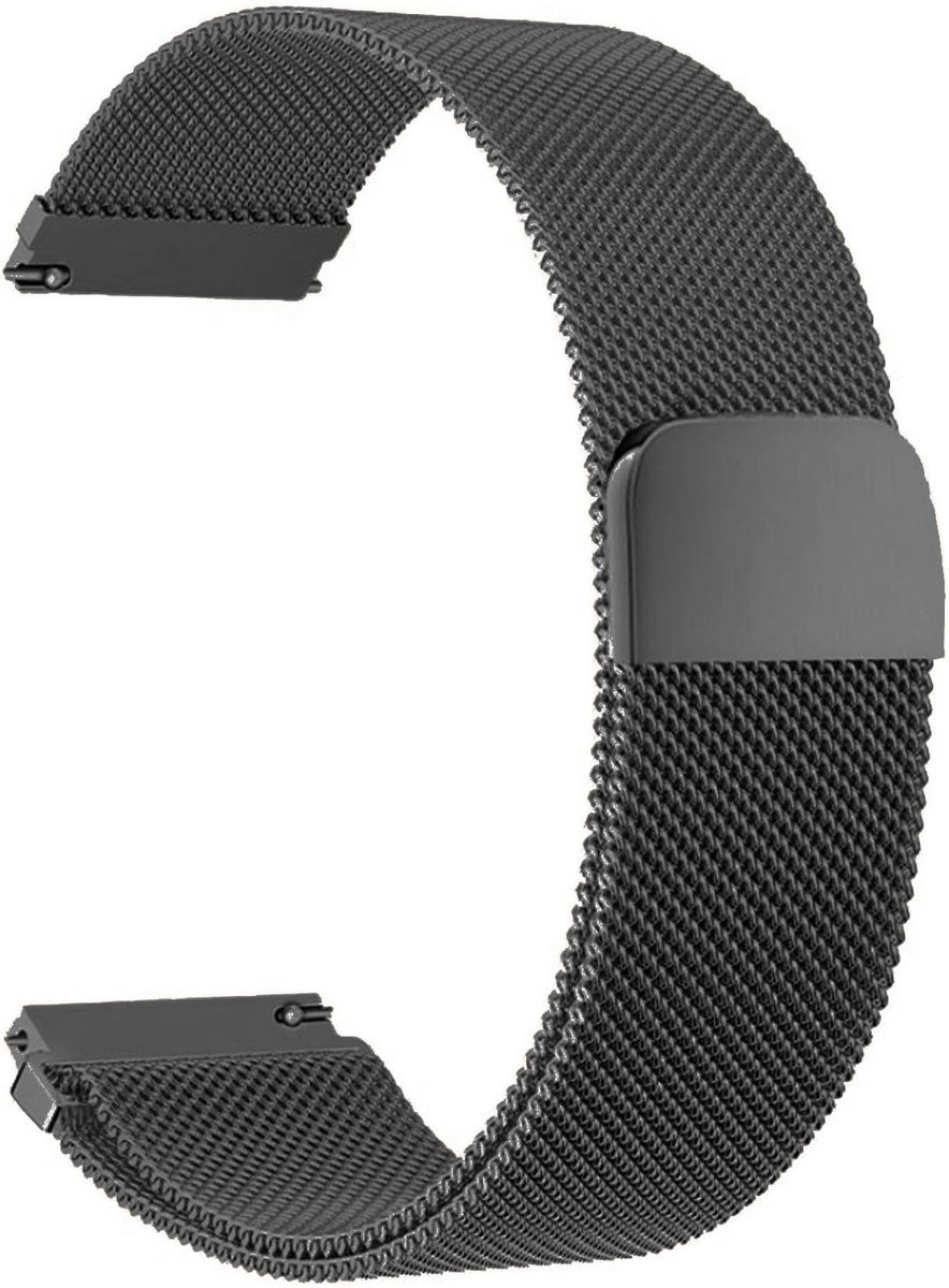 Horlogeband quick release - Mesh geweven roestvrij staal - Verstelbare magnetische sluiting - SnelShoppen