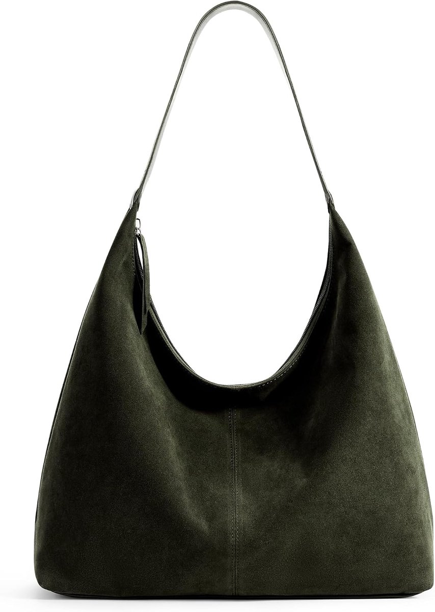 Tote Bag Dames - Vintage Suède - Slouch Handtas - Ideaal voor dagelijks gebruik - SnelShoppen
