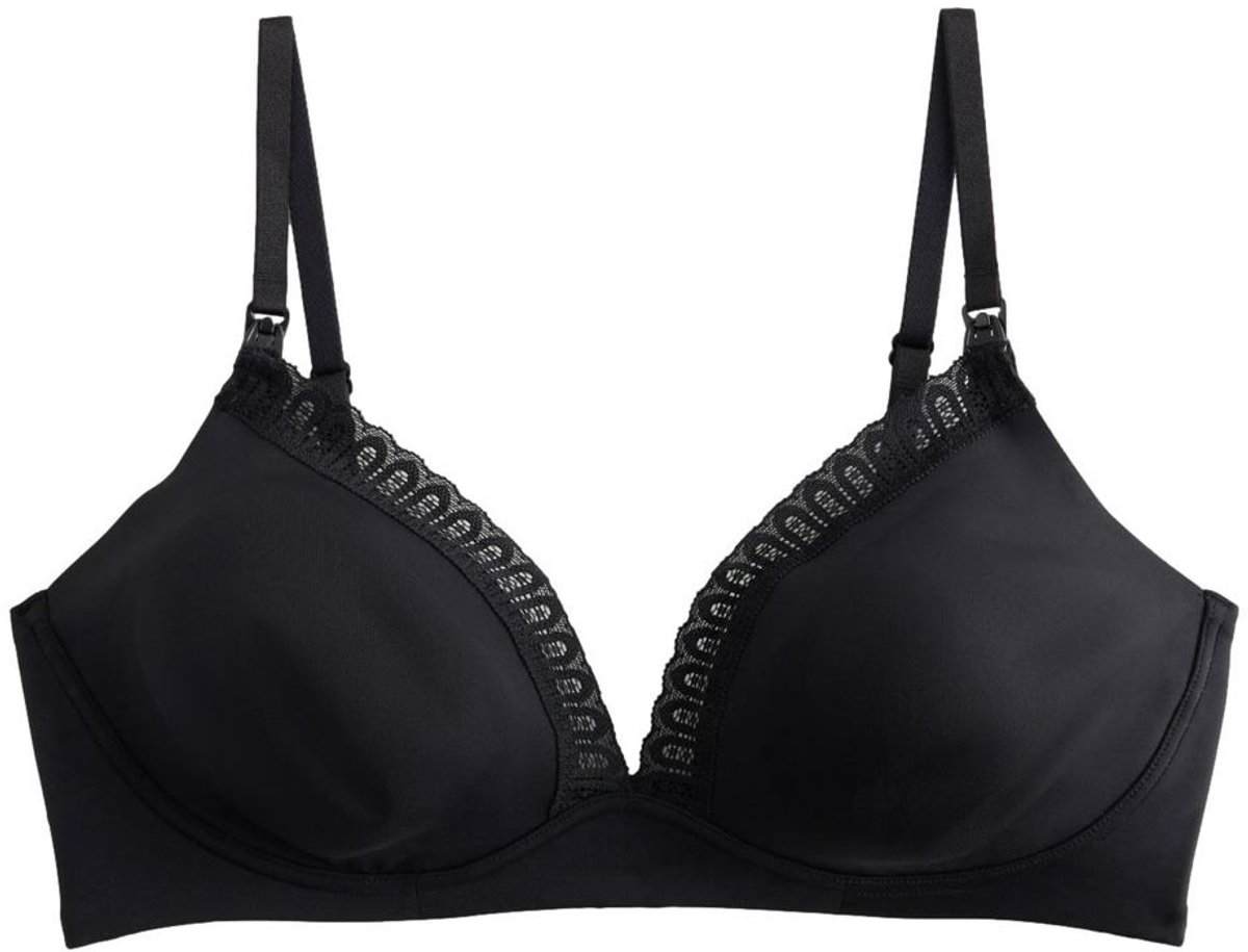 Next Dames - Gladmakende kanten zwangerschapsbeha met MotionFlex-technologie - Zwart Black