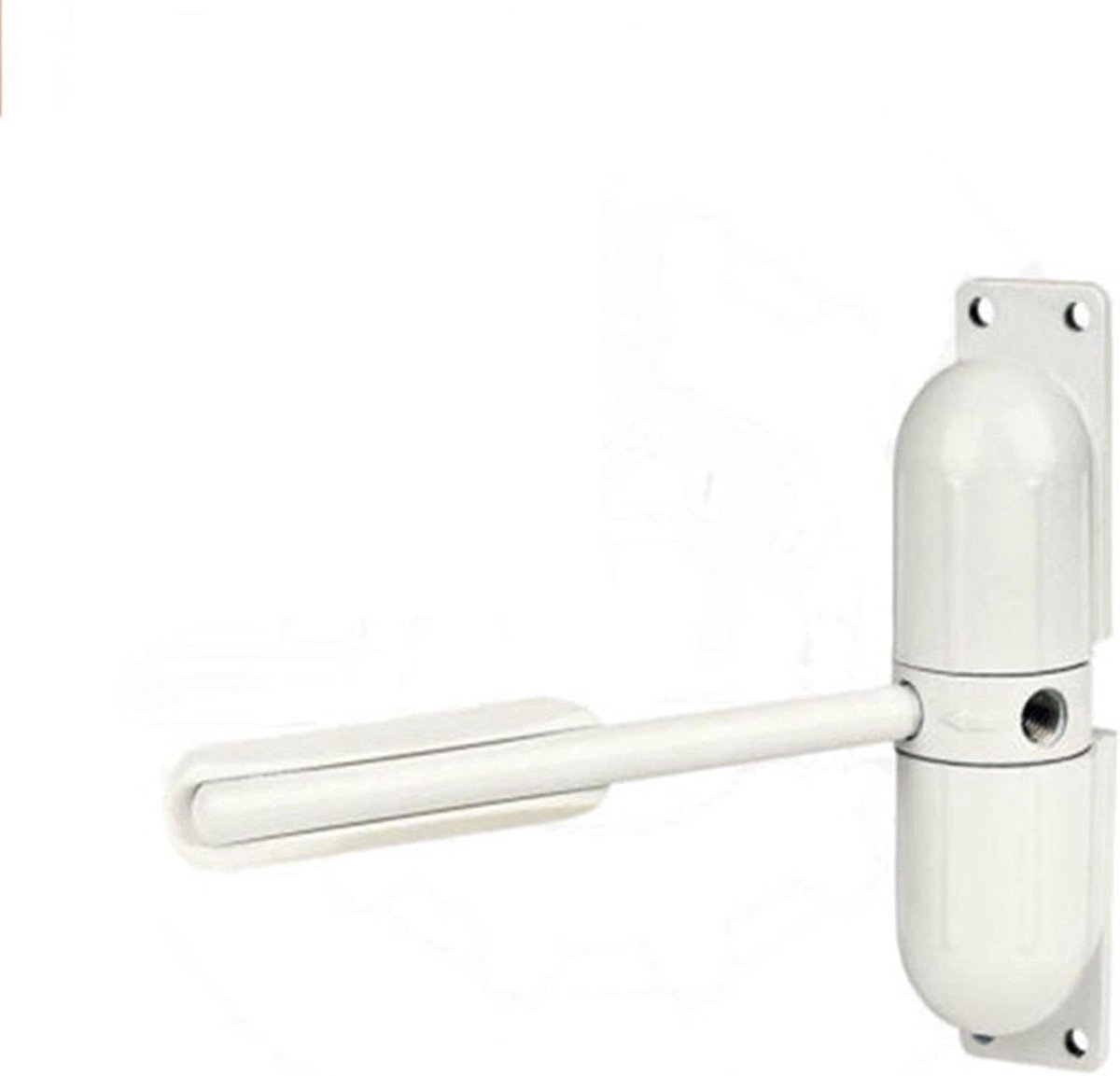 Deurdranger - Automatische Deursluiter - Deuren Sluiten - Zonder Schroeven te Boren - 20-70 KG - Wit