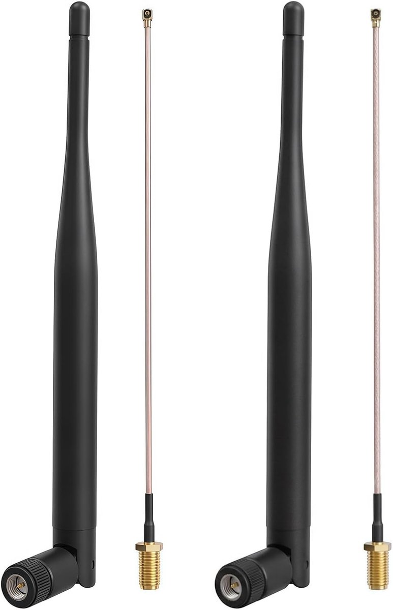 Omni-directionele antenne 868 MHz - SMA mannelijke aansluiting - 15 cm verlengkabel - optimale ontvangst - SnelShoppen