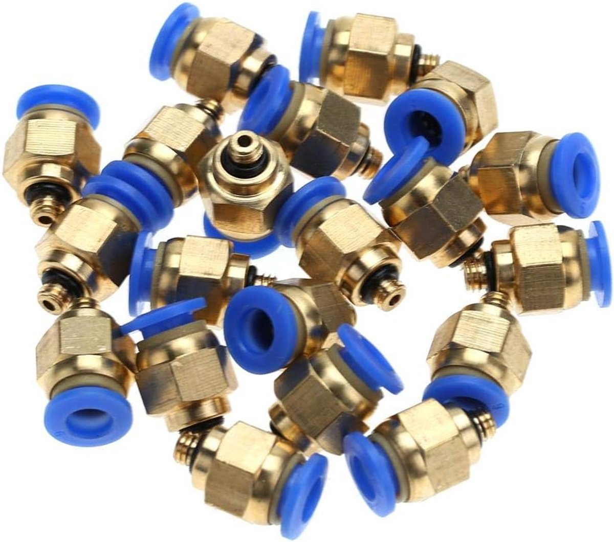 Pneumatische Snelsluiting 4mm - Mannelijke Draad - Robuust Metaal - Voor Eenvoudige Verbinding - SnelShoppen